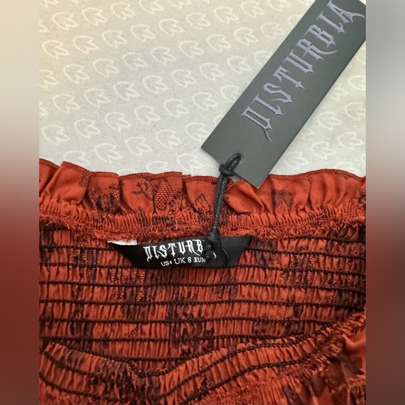 Disturbia Euthalia Butterfly Jacquard Mini Dress - Picture 6 of 6